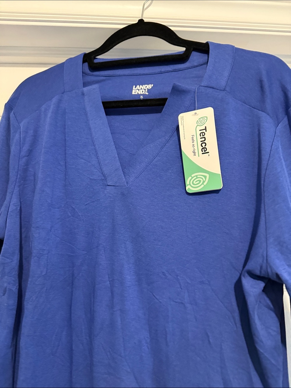 Lands End tencel 3/5 sleeve shirt size XL new with the tags - Picture 2 of 3